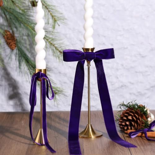 Purple Velvet Ribbon