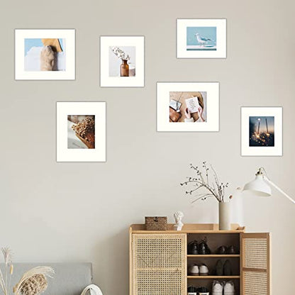 10 Pack Acid Free Ivory Picture Frame Mats