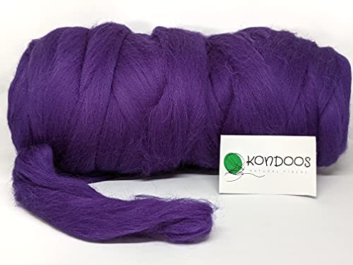 Colored Natural Wool roving (16 Ounce)