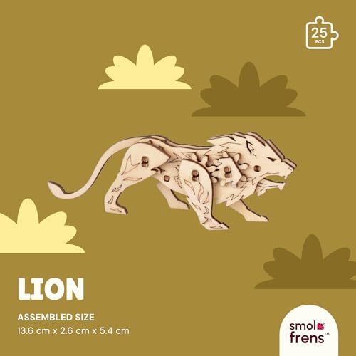 3D Wooden Puzzles for Kids Ages 8+ (6 Count)