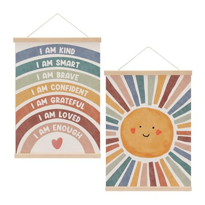 Inspirational Boho Sun Poster Hanger