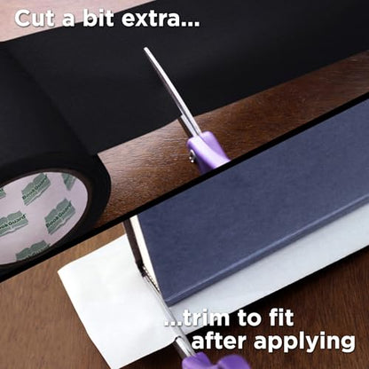 4 Inch Black Book Repair Cloth Tape 15 Yard Roll