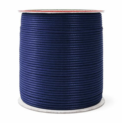 2mm Navy Blue Waxed Cord (327 Foot)