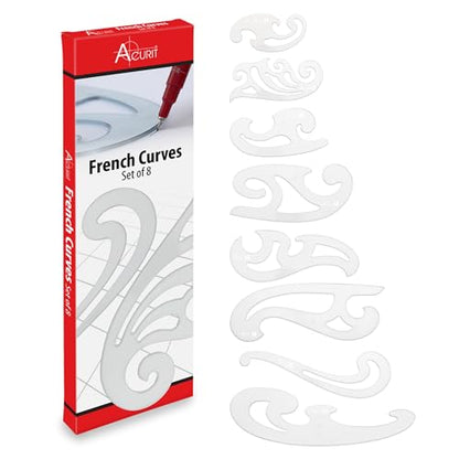 French Curve Set of 8