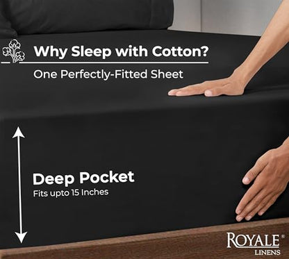 100% Organic Cotton Fitted Sheet