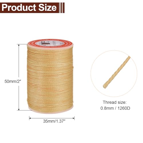 Round Leather Sewing Waxed Thread