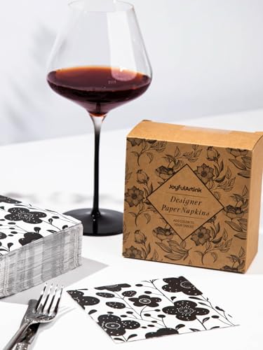 Midnight Bloom Paper Napkins 3 (80 Count)