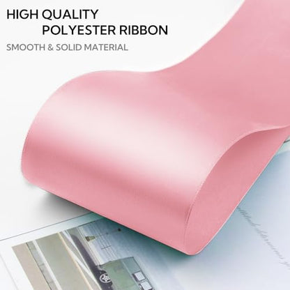 3 Inch 25 Yard Wide Satin Ribbon Pink
