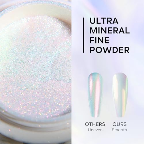 2 Pcs Neon Chrome Nail Powder
