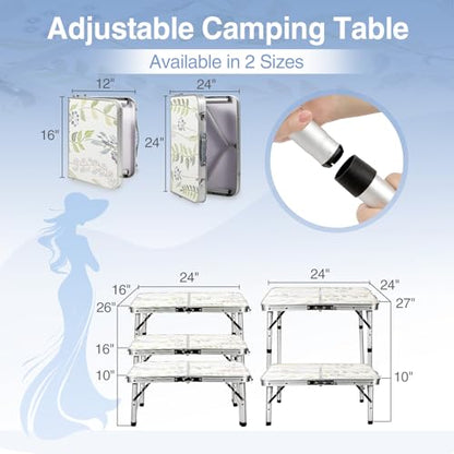 2ft Square Portable Camping Table