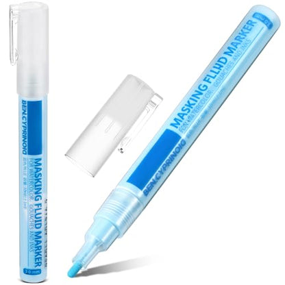 2 Pcs Masking Fluid Pen for Watercolor Painting (2 Count)