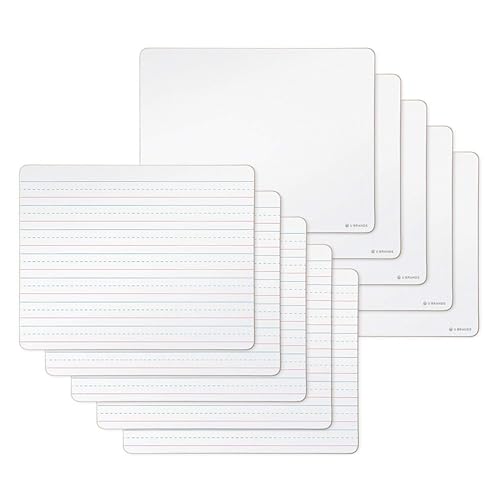 Mini Dry Erase Board for School (10 Count)