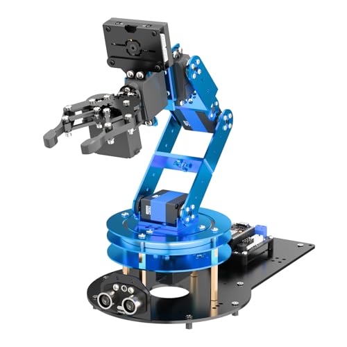 Robotic Arm for Arduino AI Vision & Voice Interaction 6DOF Serial Bus Servo Smart Robot Arm