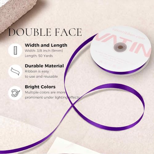 Lt.Purple Satin Ribbon 3 (150 Foot)
