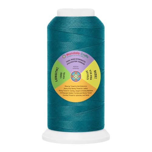 Teal Tex 70 Polyester Heavy Duty Thread for Upholstery