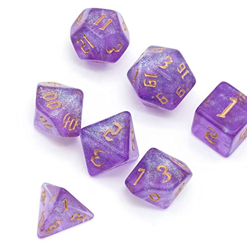 DND Dice Set D&D Polyhedral Dice for RPG (7 Count)