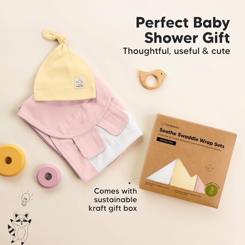 3pk Organic Swaddles for Newborns Girls