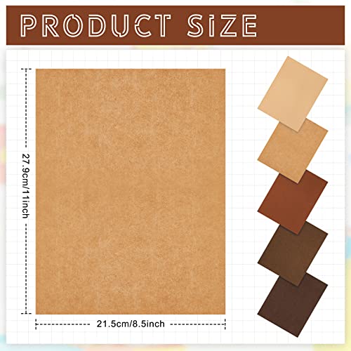 40 Sheets 5 Shades Cardstock Paper (40 Count)