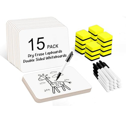 Dry Erase Lapboards (15 Count)