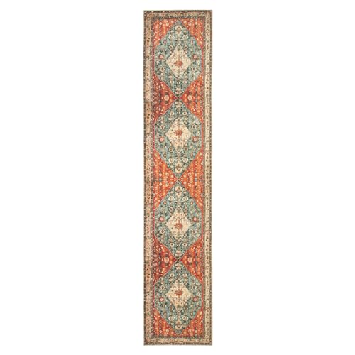 Felice Boho Tribal Runner Rugs with Rubber Backing