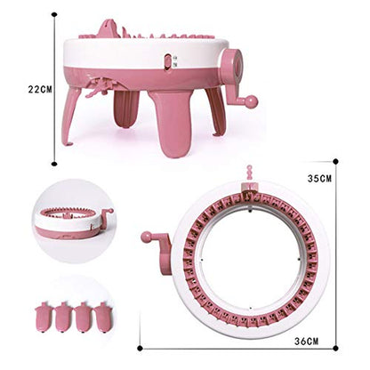 SENTRO 40 Needles Knitting Machine with Electric Adapter