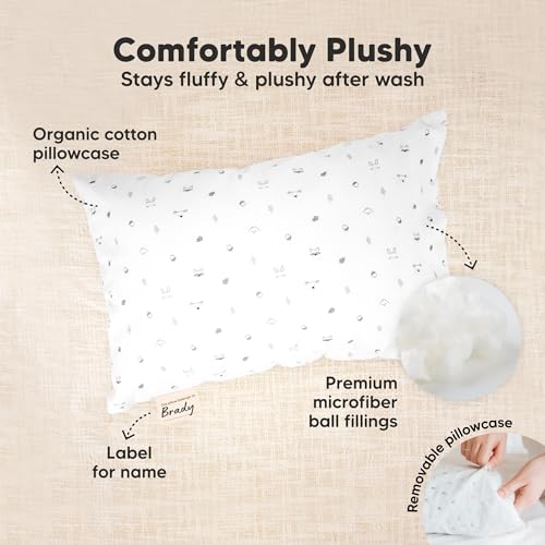 Mini Toddler Pillow with Pillowcase