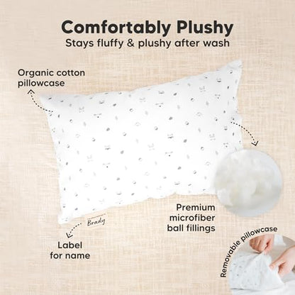 Mini Toddler Pillow with Pillowcase