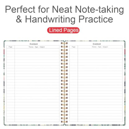 Lined Spiral Journal Notebook for Women & Men