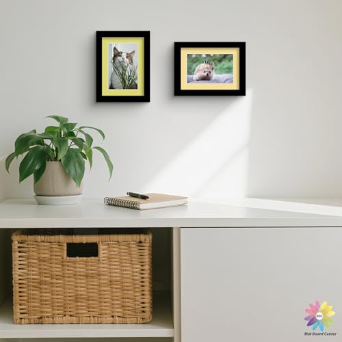 Mat Board Center 50 Pack 5x7 Picture Mat for 4x6 Photo Mixed Color