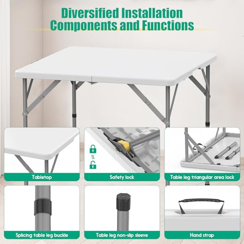 34'' Square Folding Card Table