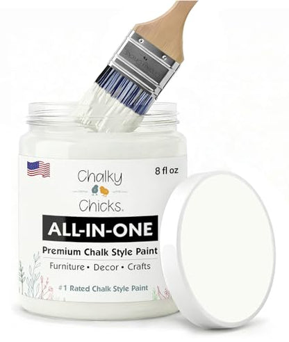 Buttermilk 8 Fl Oz Chalk Paint for Furniture All in One