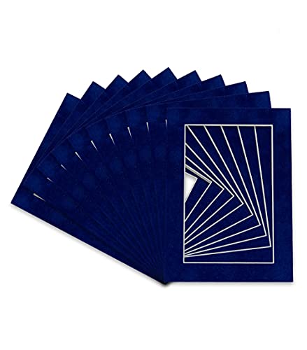 Pack of 25 Acid Free 11x14 Mats Bevel Cut for 8.5x11 Photos (25 Count)