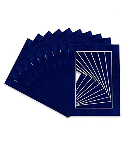 Pack of 25 Acid Free 11x14 Mats Bevel Cut for 8.5x11 Photos (25 Count)