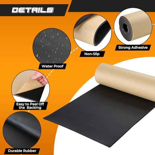 Sponge Neoprene with Adhesive Foam Rubber Sheet (4.5 Foot)