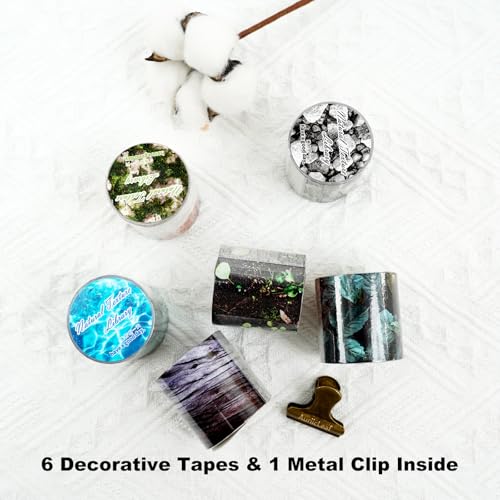Nature Inspired Washi Tape Set (6 Count)
