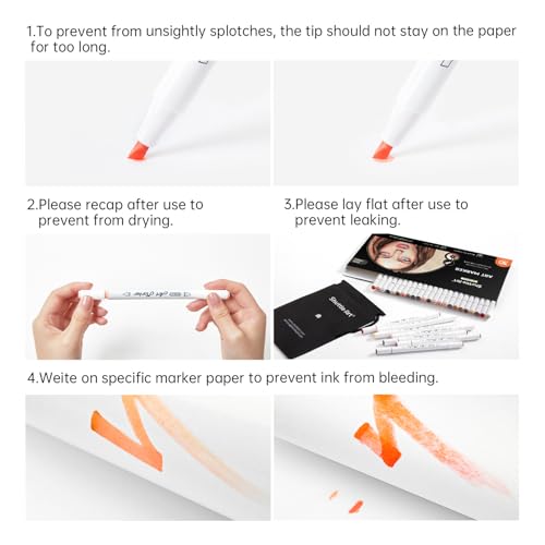 30 Colors Skin Tone&Hair Art Markers (30 Count)
