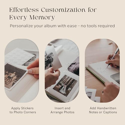 Premium Scrapbook Album with Window and Writing Space
