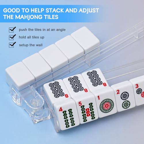 Mahjong Racks with Pushers Set of 4