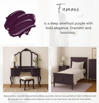 ALL-IN-ONE Paint by Heirloom Traditions, Famous, 8oz Sample (8 Fl Oz)