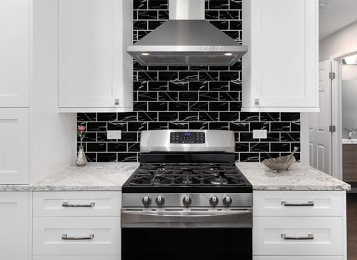 100 Pieces Peel and Stick Backsplash for Kitchen (12.5 Sq Ft)
