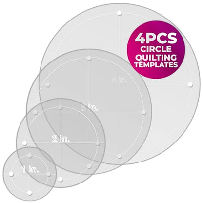 Quilting Acrylic Template Set (4 Count)