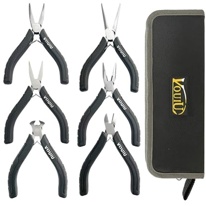 6 Piece Mini Pliers Set