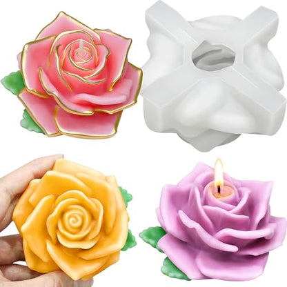 Rose Candle Molds