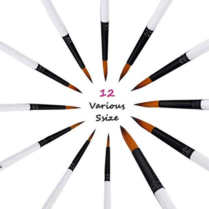 Acrylic Paint Brushes Set
