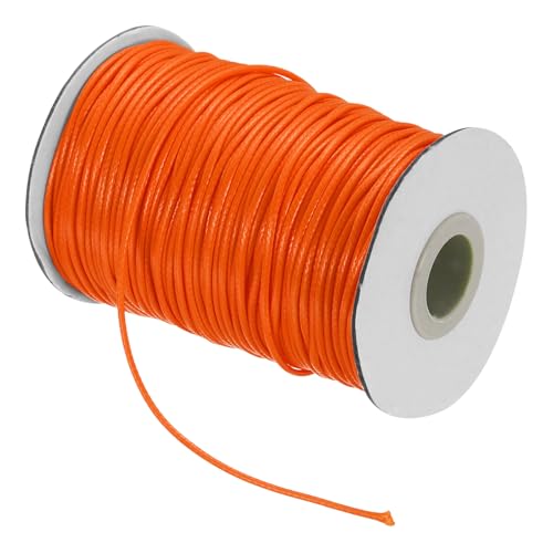 Waxed Cord 1.5mm Waxed Thread 87 Yard Wax String Leather Cord for Bracelet Making