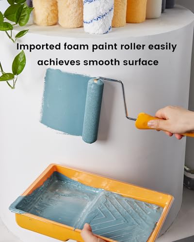 15 Pcs 6 Inch Paint Roller Kit with Small Paint Roller