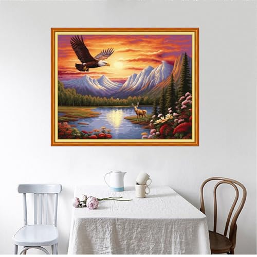 Beginners Cross Stitch Kits Stamped Full Range of Embroidery Kits for Adults DIY Cross Stitches kit Embroidery Patterns for Needlepoint kit