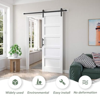 28x80 in Sliding Barn Door and Hardware Included