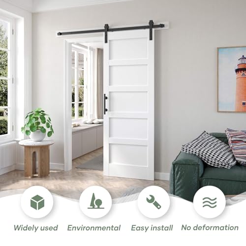28x80 in Sliding Barn Door and Hardware Included