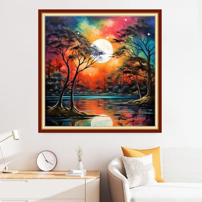 Cross Stitch Stamped Full Embroidery Kits DIY 11CT Cotton Thread Printed DIY Needlepoint Kits Craft Needlework Set Cross